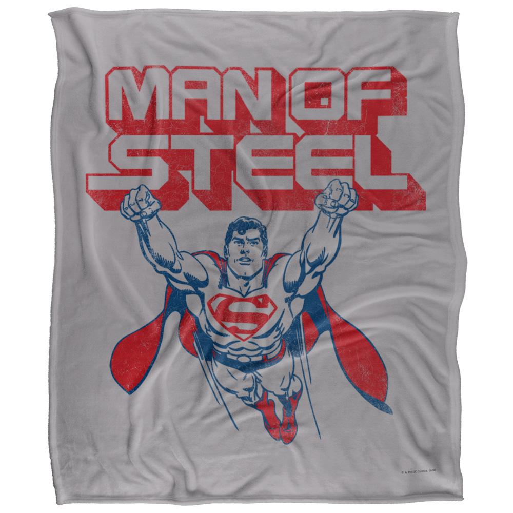 Multicoloured - Front - Superman Man Of Steel Blanket