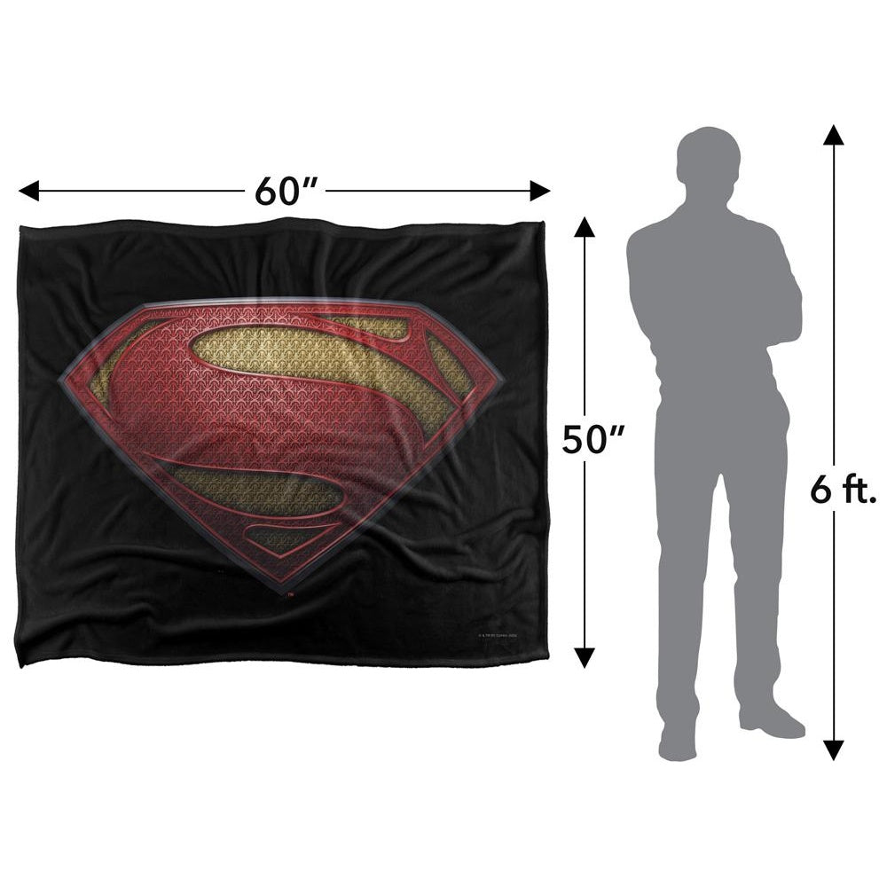 Multicoloured - Pack Shot - Superman 3D Logo Blanket