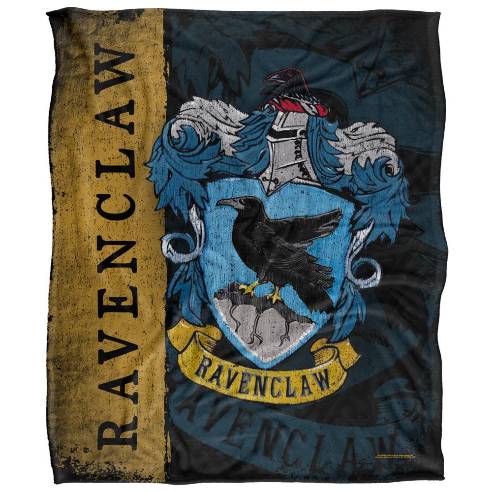 Multicoloured - Front - Harry Potter Ravenclaw Crest Blanket