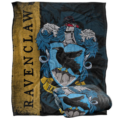 Multicoloured - Side - Harry Potter Ravenclaw Crest Blanket