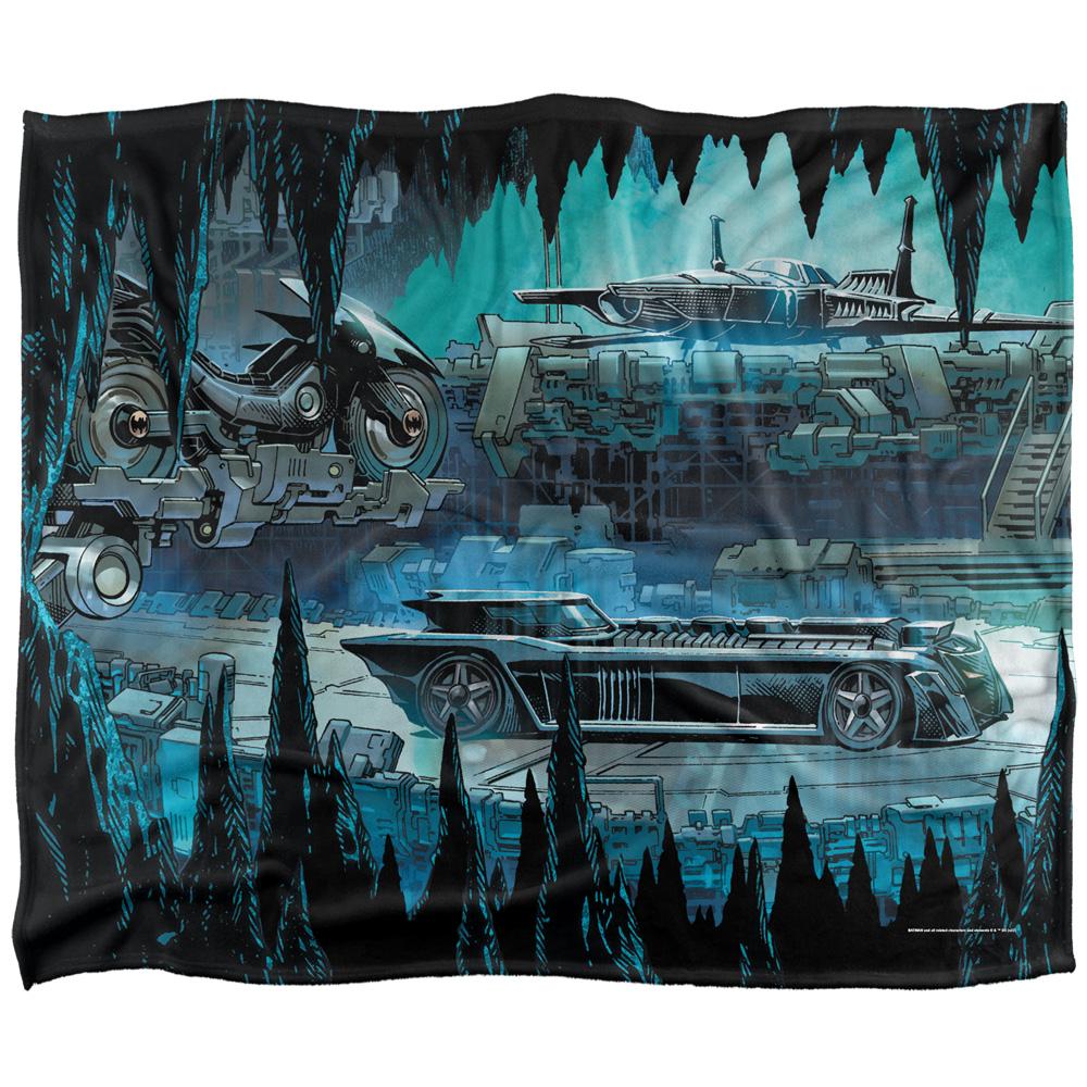 Multicoloured - Front - Batman Vehicles Blanket