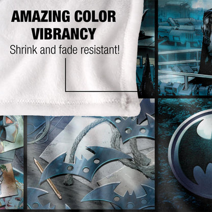 Multicoloured - Lifestyle - Batman Batcave Montage Blanket