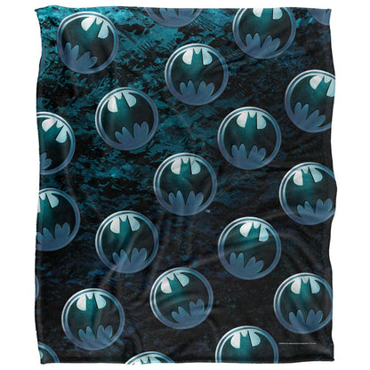 Multicoloured - Front - Batman Repeat Logo Blanket