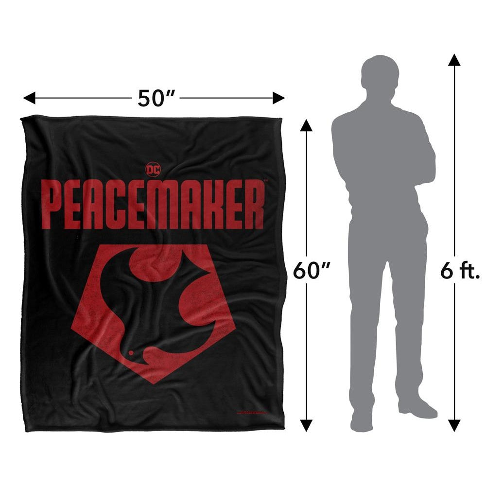 Multicoloured - Pack Shot - Peacemaker Logo Blanket