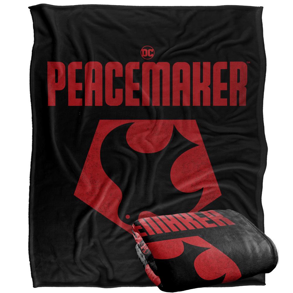 Multicoloured - Side - Peacemaker Logo Blanket