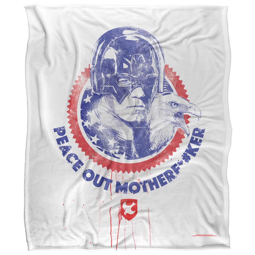 Multicoloured - Front - Peacemaker Peace Out Blanket