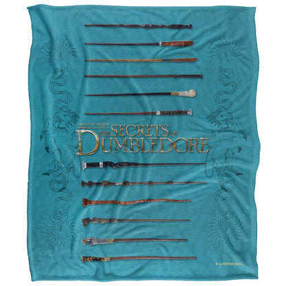 Multicoloured - Front - Fantastic Beasts Wands Blanket