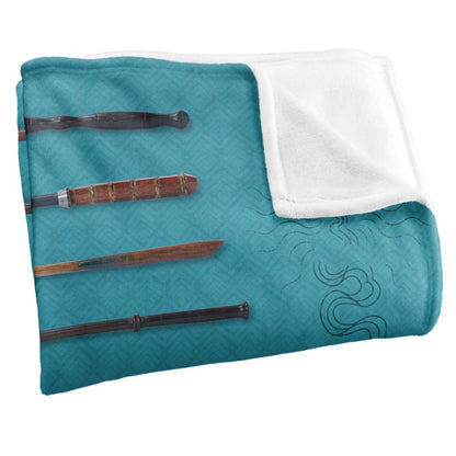 Multicoloured - Back - Fantastic Beasts Wands Blanket
