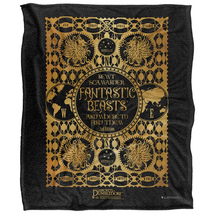 Multicoloured - Front - Fantastic Beasts Art Deco Blanket