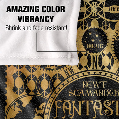 Multicoloured - Lifestyle - Fantastic Beasts Art Deco Blanket