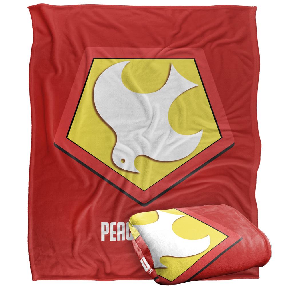 Multicoloured - Side - Peacemaker Logo Blanket