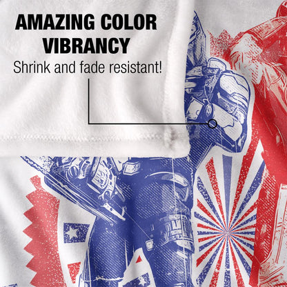 Multicoloured - Lifestyle - Peacemaker Peace Out Salute Blanket