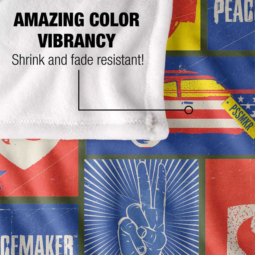 Multicoloured - Lifestyle - Peacemaker Patchwork Blanket