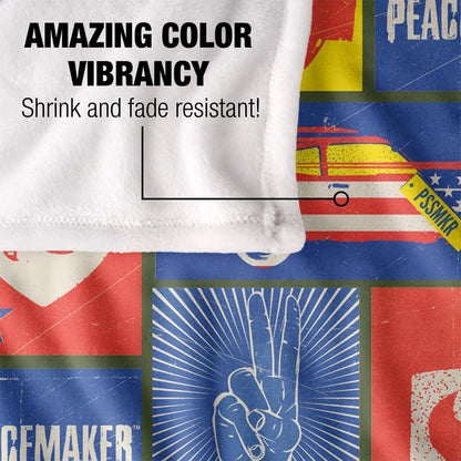 Multicoloured - Lifestyle - Peacemaker Patchwork Blanket