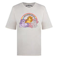 Vintage White - Front - My Little Pony Womens-Ladies Mon Petit Poney Rainbow Oversized T-Shirt