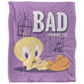 Multicoloured - Front - Looney Tunes Bad Puddy Tat Tweety Blanket