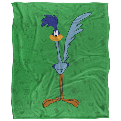 Multicoloured - Front - Looney Tunes Character Collage Roadrunner Blanket