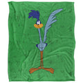 Multicoloured - Front - Looney Tunes Character Collage Roadrunner Blanket