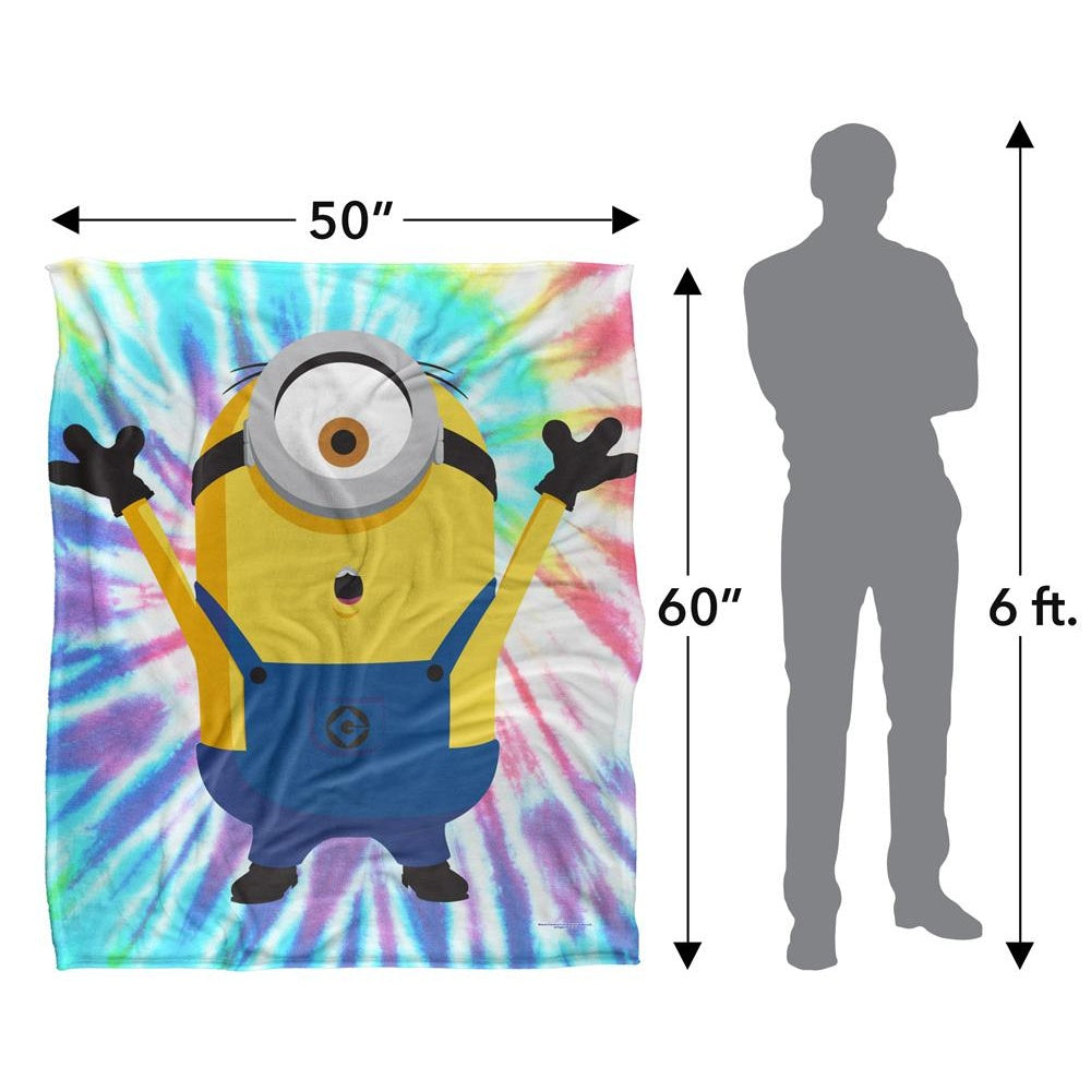White - Pack Shot - Minions Stuart Blanket
