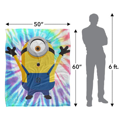 White - Pack Shot - Minions Stuart Blanket