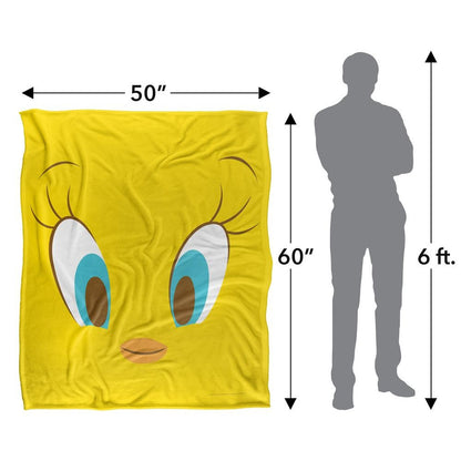 Multicoloured - Pack Shot - Looney Tunes Tweety Blanket