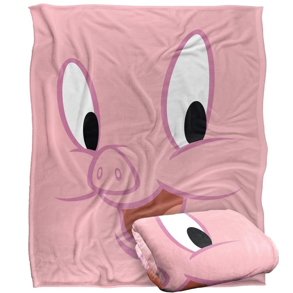 Multicoloured - Side - Looney Tunes Porky Pig Blanket
