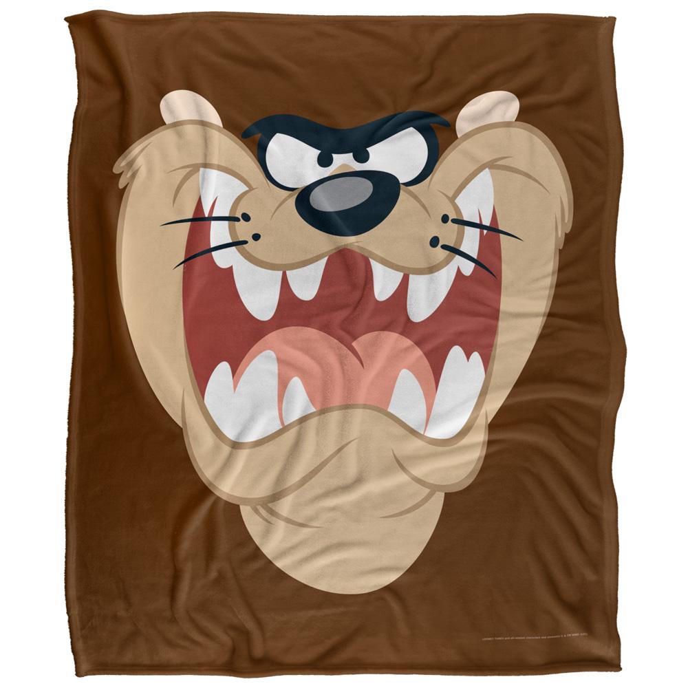 Multicoloured - Front - Looney Tunes Taz Blanket