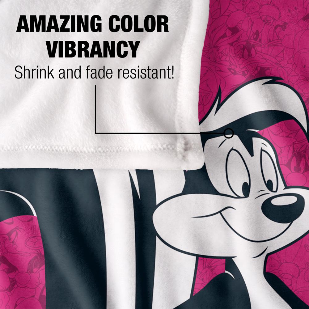 Multicoloured - Lifestyle - Looney Tunes Character Collage Pepe Le Pew Blanket