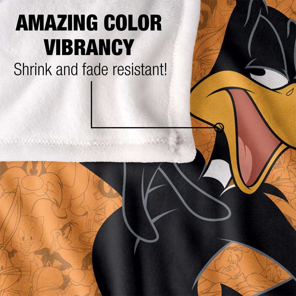 Multicoloured - Lifestyle - Looney Tunes Character Collage Daffy Blanket
