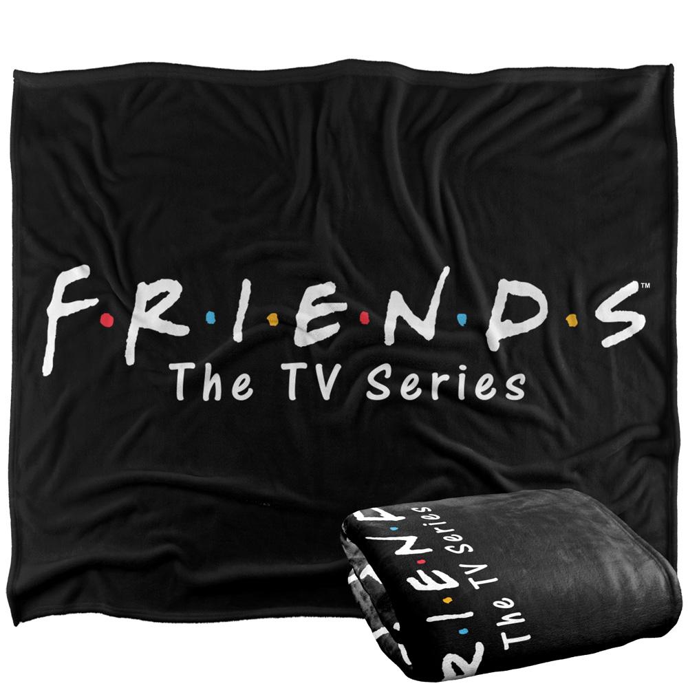 Multicoloured - Side - Friends Logo Blanket