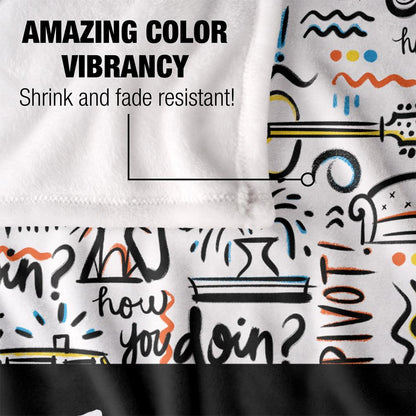 Multicoloured - Lifestyle - Friends Logo Blanket