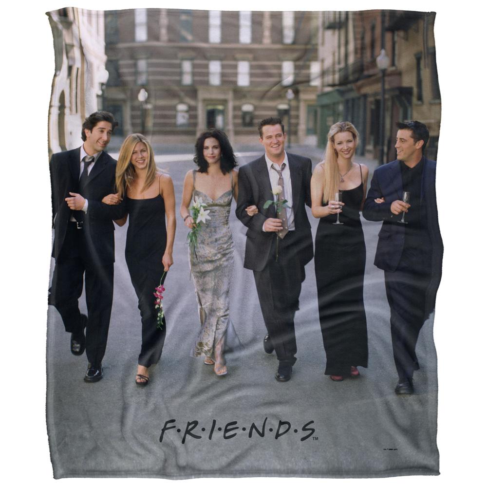 Multicoloured - Front - Friends Photograph Blanket
