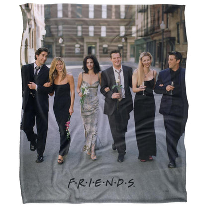 Multicoloured - Front - Friends Photograph Blanket