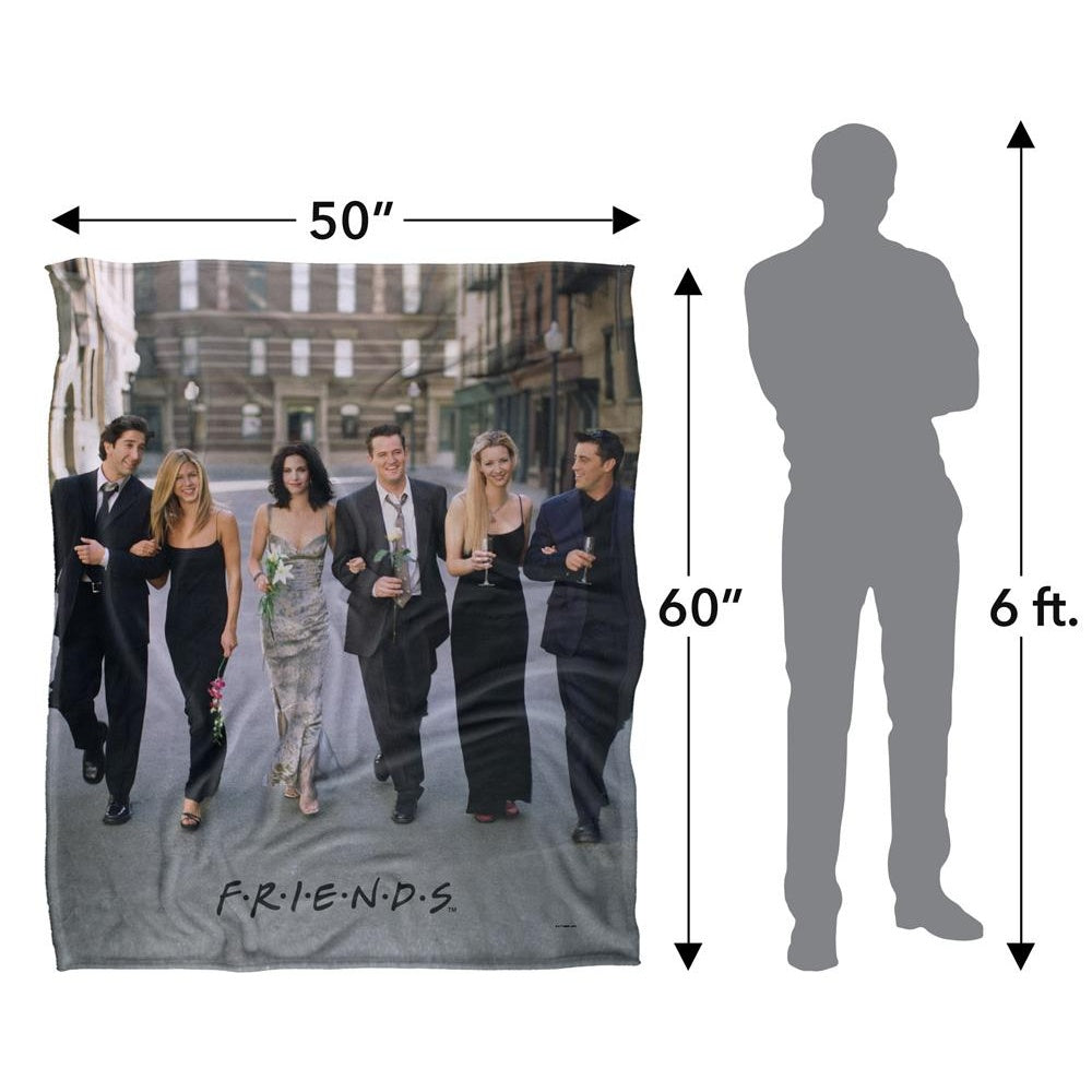 Multicoloured - Pack Shot - Friends Photograph Blanket