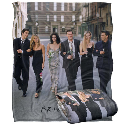 Multicoloured - Side - Friends Photograph Blanket
