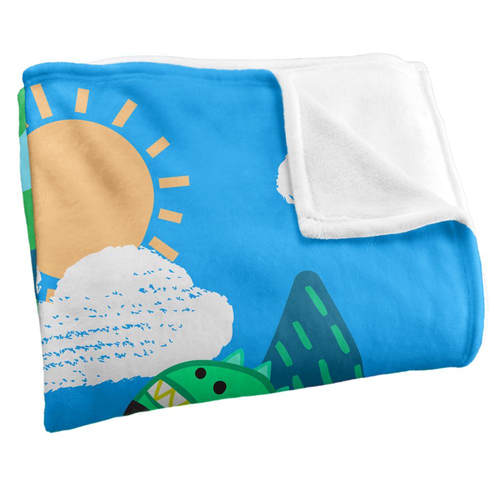 White - Back - Peppa Pig World Is An Adventure Blanket