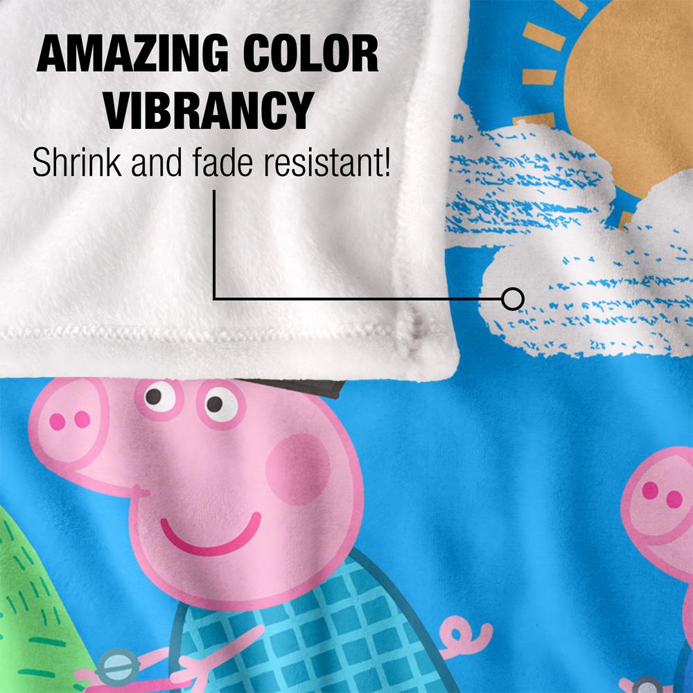 White - Lifestyle - Peppa Pig World Is An Adventure Blanket