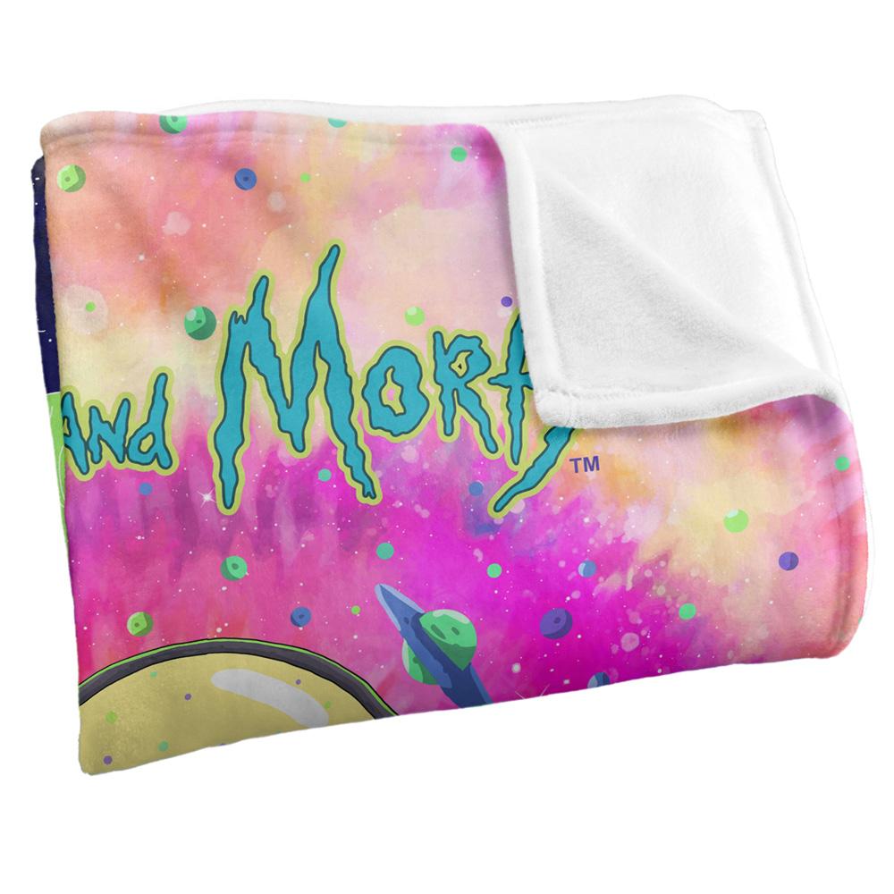 Multicoloured - Back - Rick And Morty Space Tripe Blanket