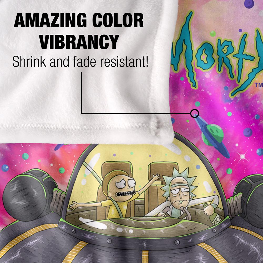 Multicoloured - Lifestyle - Rick And Morty Space Tripe Blanket