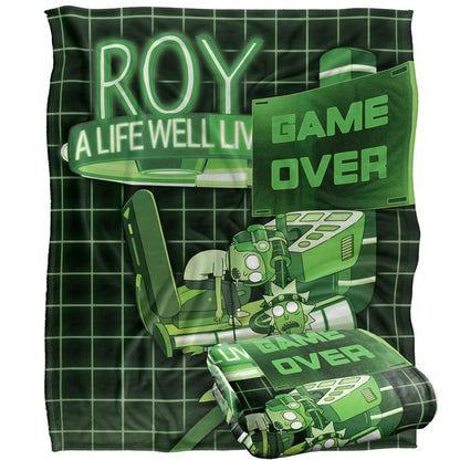 Multicoloured - Side - Rick And Morty Roy Blanket