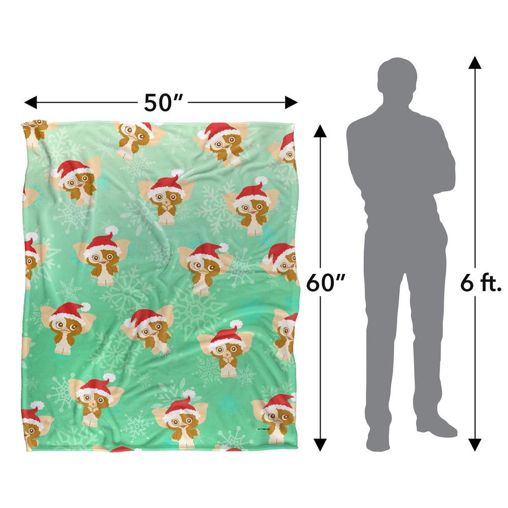 Multicoloured - Pack Shot - Gremlins All-Over Print Gizmo Blanket