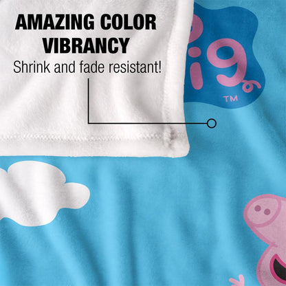 White - Lifestyle - Peppa Pig Sun Blanket