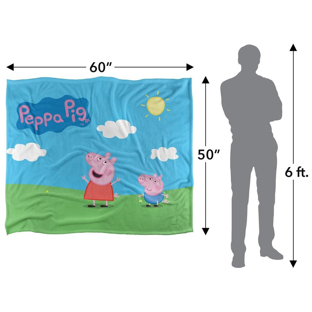 White - Pack Shot - Peppa Pig Sun Blanket