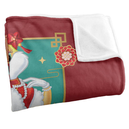 Multicoloured - Back - Looney Tunes Year Of  The Rabbit Lola Bunny Chinese New Year Blanket