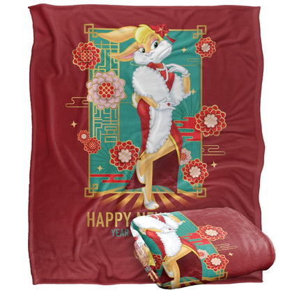 Multicoloured - Side - Looney Tunes Year Of  The Rabbit Lola Bunny Chinese New Year Blanket