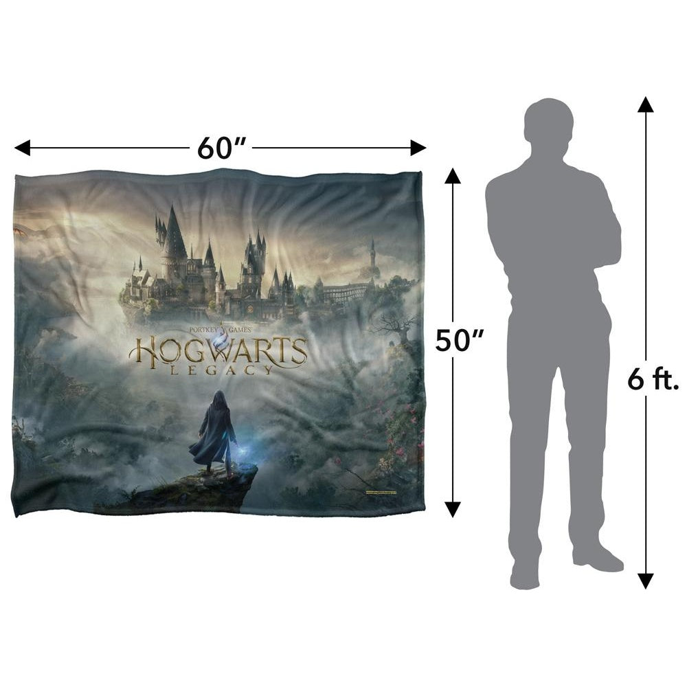 Multicoloured - Pack Shot - Hogwarts Legacy Key Art Blanket