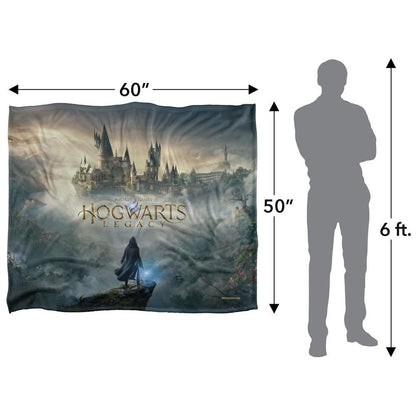 Multicoloured - Pack Shot - Hogwarts Legacy Key Art Blanket