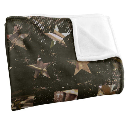Multicoloured - Back - Chevrolet Camo Logo Blanket