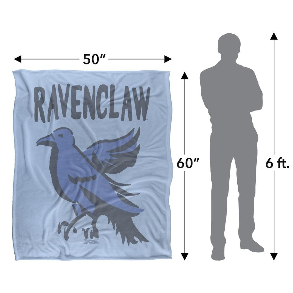 Multicoloured - Pack Shot - Harry Potter Ravenclaw Doodle Blanket