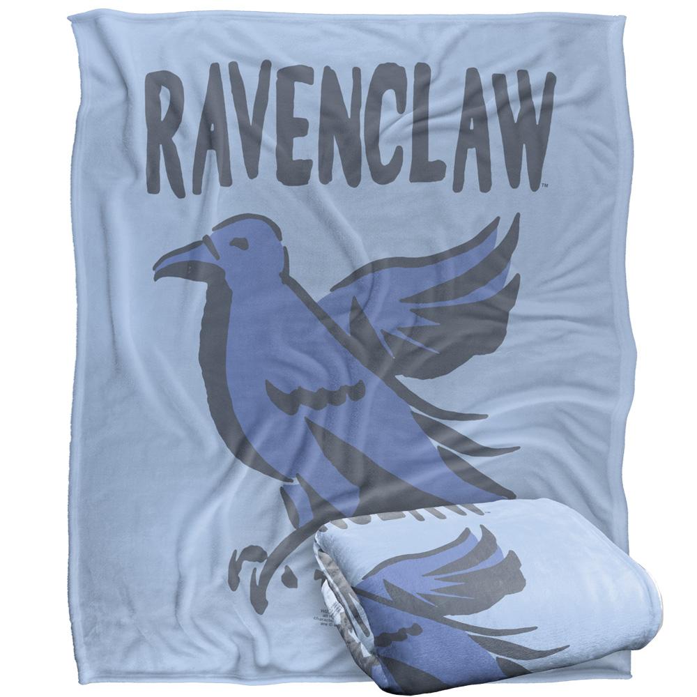 Multicoloured - Side - Harry Potter Ravenclaw Doodle Blanket